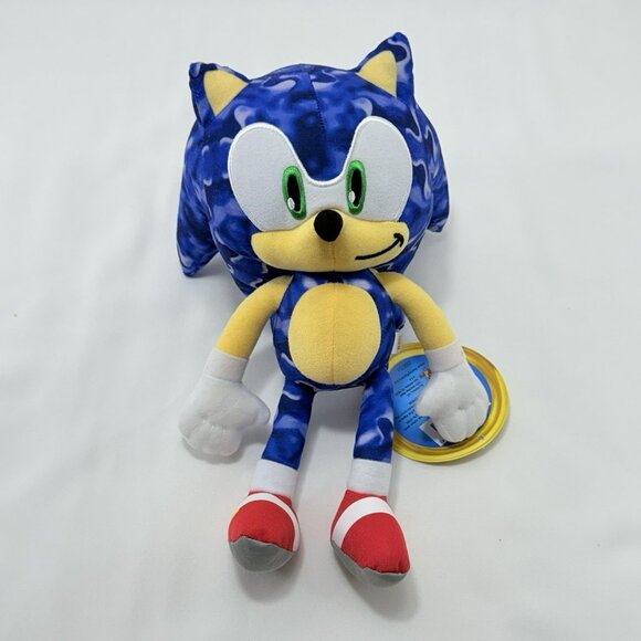 Sega Sonic Hedgehog Spray Plush Toy 12” Purple Tag Kid Cuddle Movie Animation - Picture 1 of 12